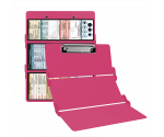 Trifold WhiteCoat Clipboard® - Pink Critical Care Edition